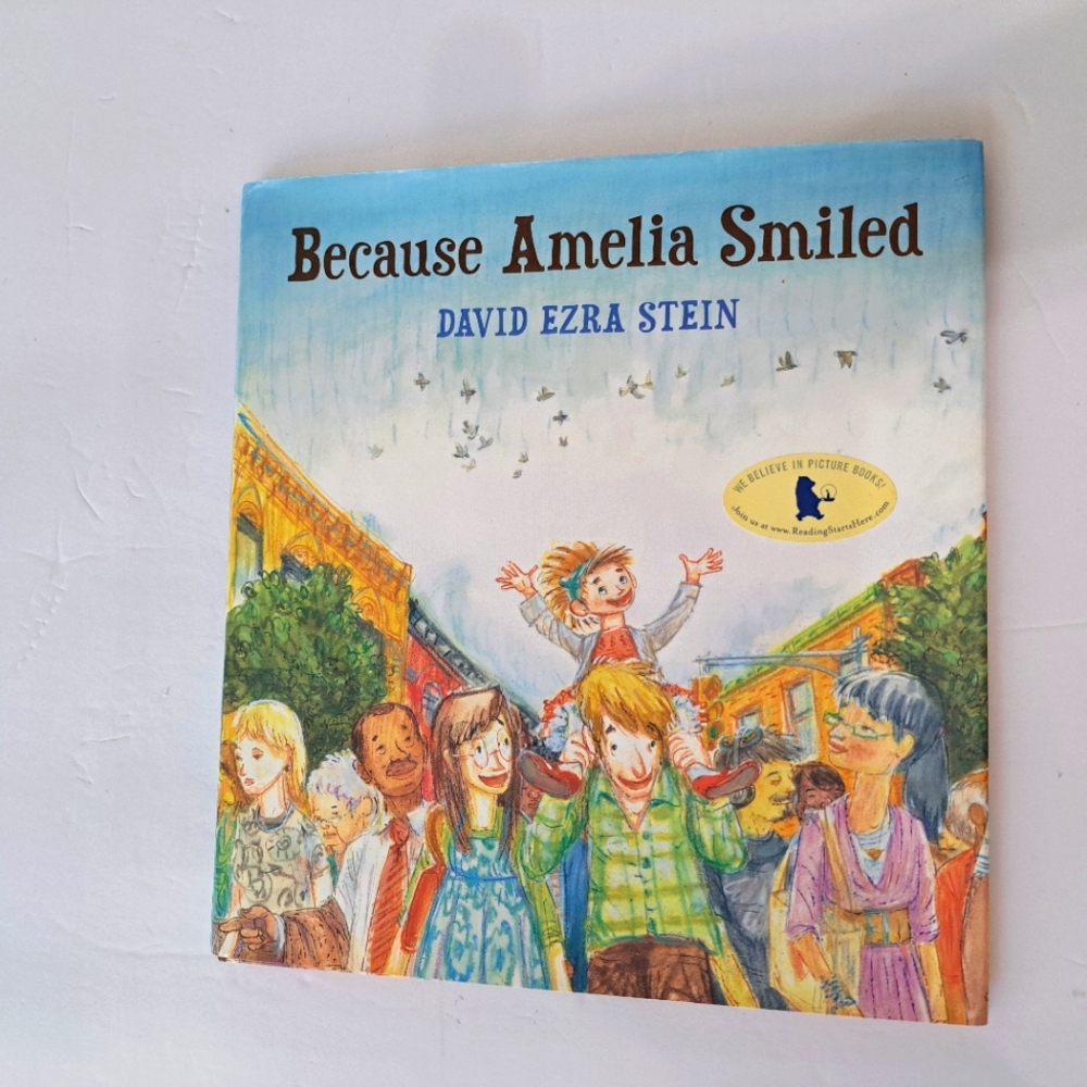 Because Amelia Smiled Children's Book